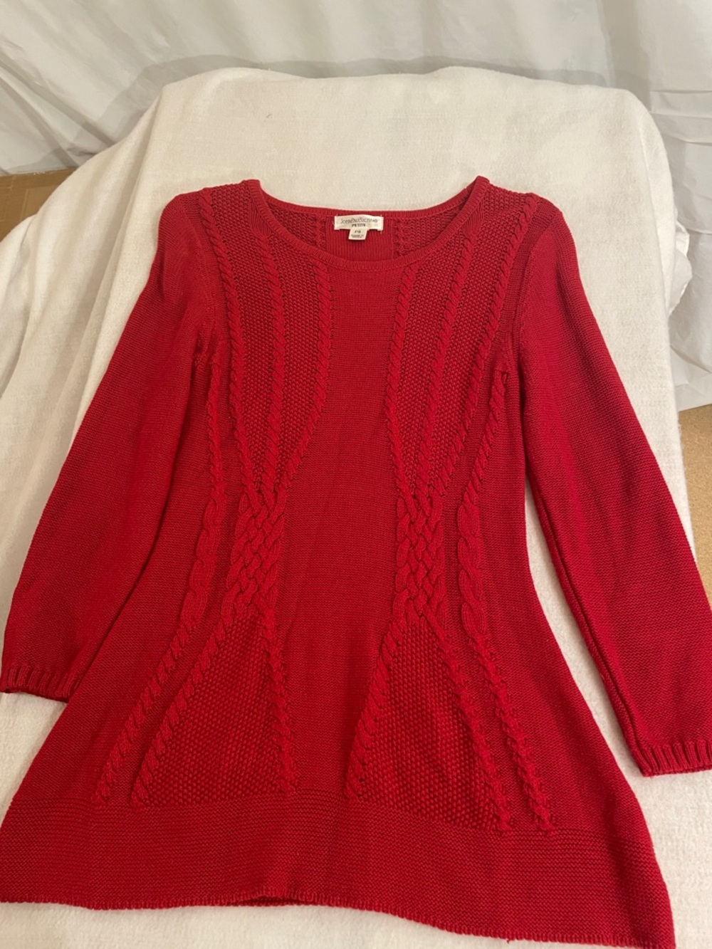 JohnPaulRichard Bright Red Knit Top